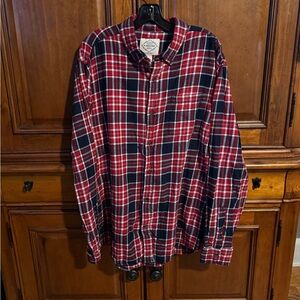 St. John's Bay - Plaid Casual Button Down Flannel Shirt